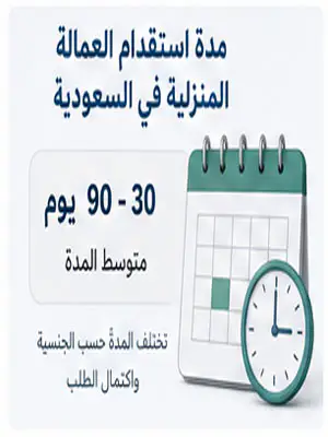 مدة استقدام العمالة المنزلية في السعودية